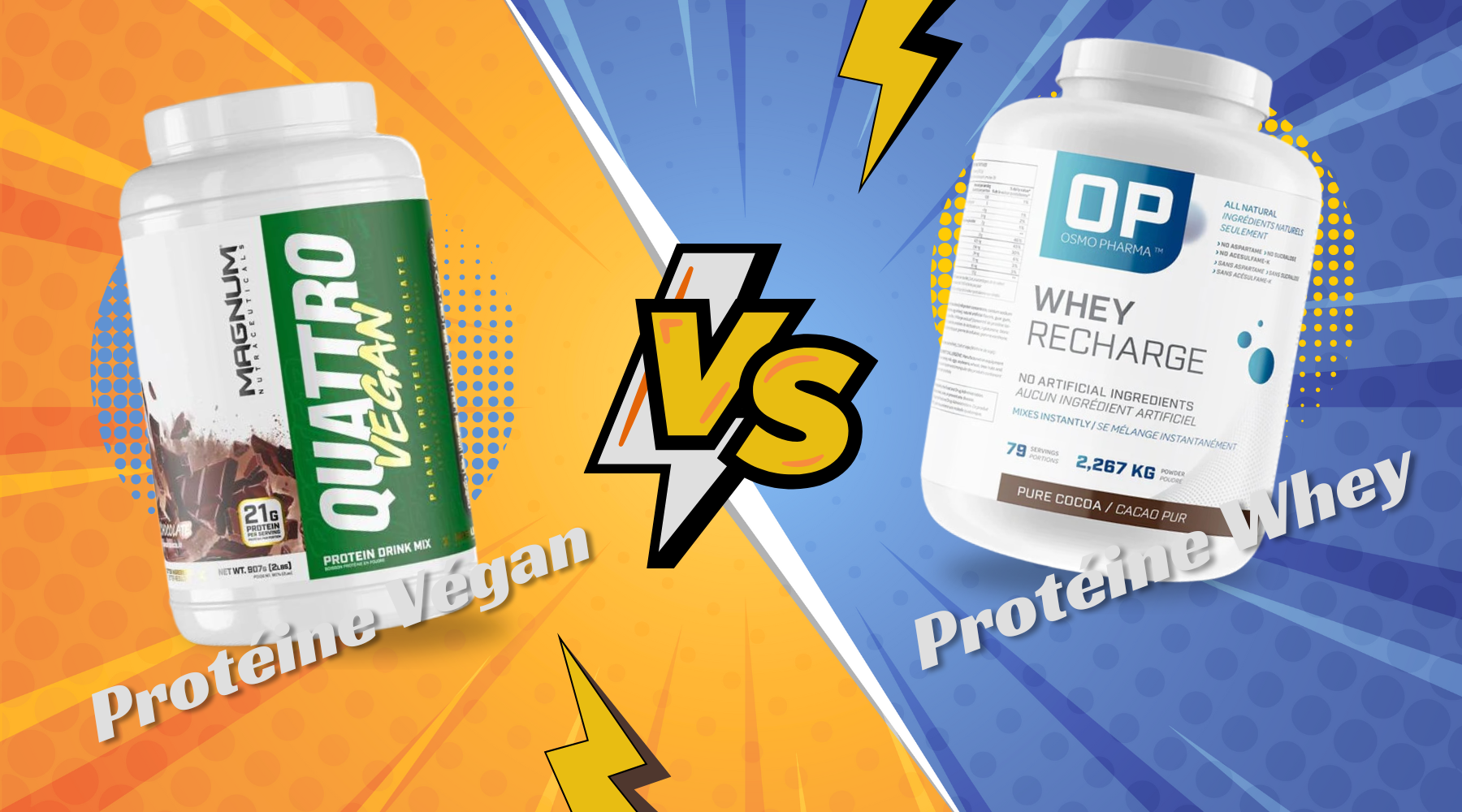 Protéines Véganes vs. Whey: Le Guide Ultime
